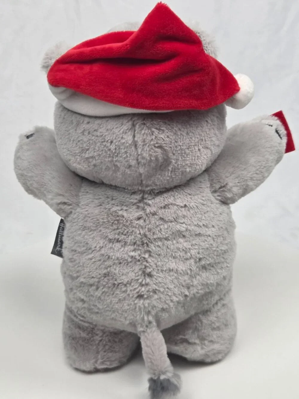 2025 Hallmark Singing Gray Hippo Plush Sings I Want A Hippo For Christmas